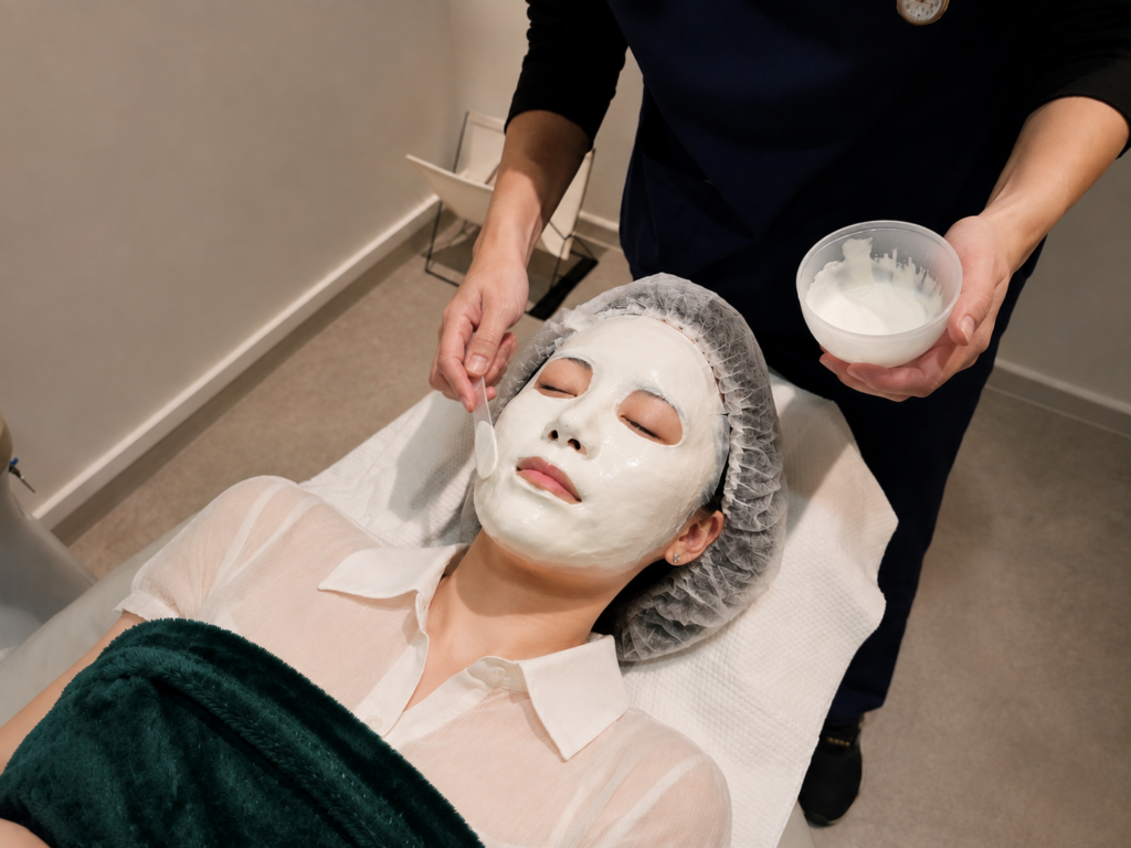 Singapore aesthetic clinic step maskpack